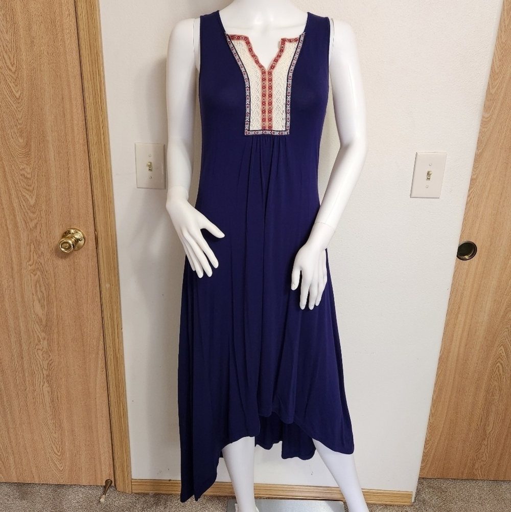 Navy blue Cable & Gauge maxi dress size xs‎
